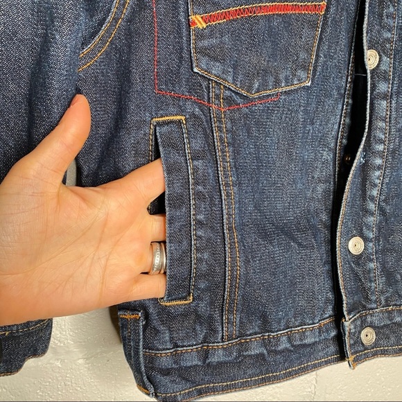 Vintage Y2K Rocawear Street Style Sherpa Lined Jean Jacket Size Small Unisex - Picture 3 of 8